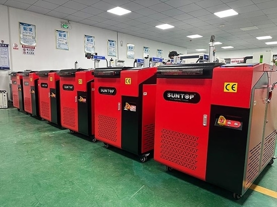 Suntop envía una gran cantidad de soldadoras láser portátiles personalizadas