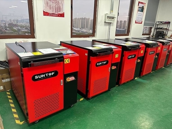 Suntop envía una gran cantidad de soldadoras láser portátiles personalizadas