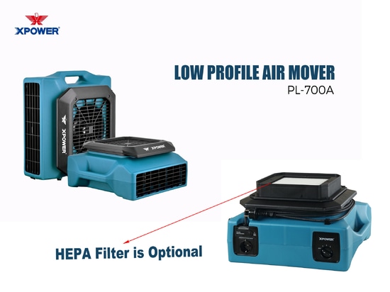 PL-700A Air Mover - Potencia de secado de última generación