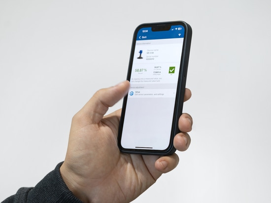Configuración rápida y cómoda de los sensores a través de la UWT LevelApp