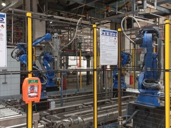 Planta automática de llenado de bidones