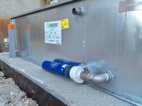Instalación rápida del sistema de retención ERT MODULO de Sanergrid en un transformador eléctrico