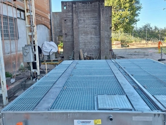 Instalación rápida del sistema de retención ERT MODULO de Sanergrid en un transformador eléctrico