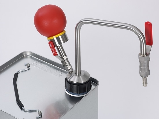 Bomba para disolventes para bidones de hojalata, accionamiento manual (Bürkle GmbH)