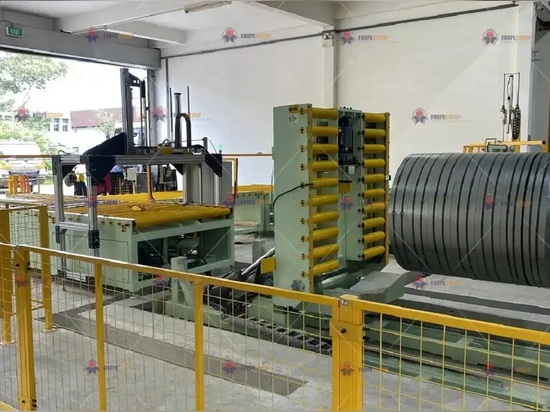historia "Made in China": FHOPEPACK muestra al mundo la potencia de las líneas automáticas chinas de embalaje de bobinas de acero