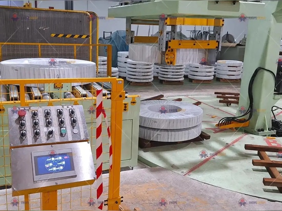 historia "Made in China": FHOPEPACK muestra al mundo la potencia de las líneas automáticas chinas de embalaje de bobinas de acero