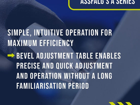 La serie A de Assfalg redefine la preparación del cordón de soldadura