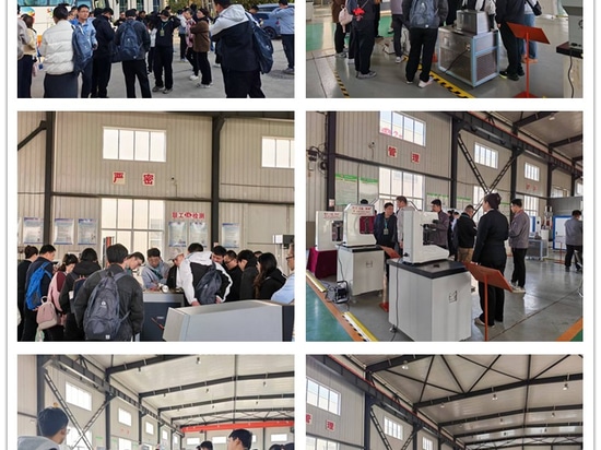 Personal mecánico y químico de la provincia de Shandong acude a la fábrica para recibir formación