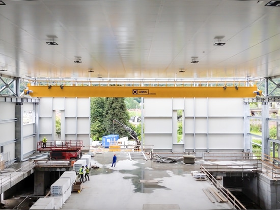 Instalación de una grúa puente de 36 metros en una fábrica de papel