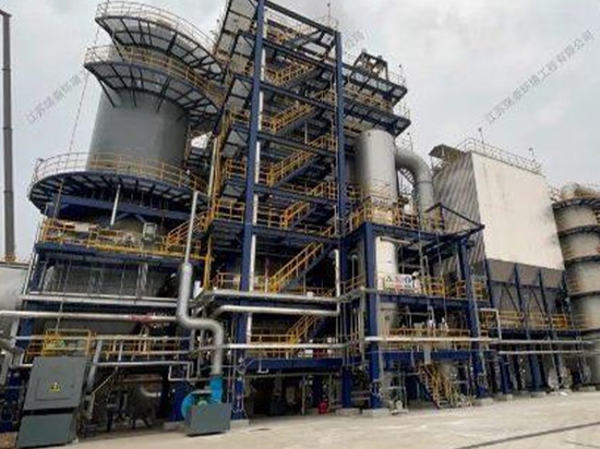 Incinerador avanzado de horno rotatorio para el tratamiento de residuos peligrosos
