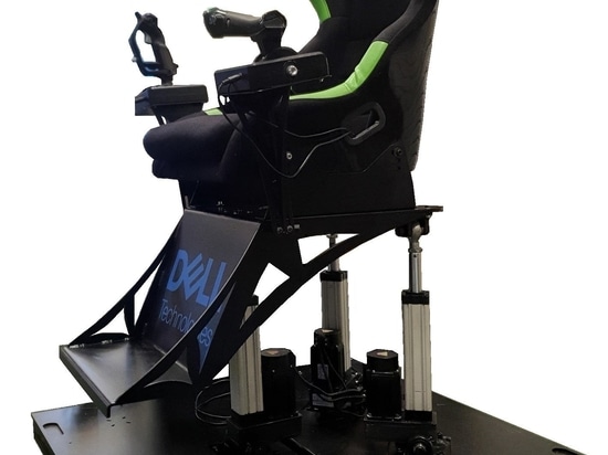 Plataforma de movimiento 3DOF DIY con controlador de movimiento AASD15A
