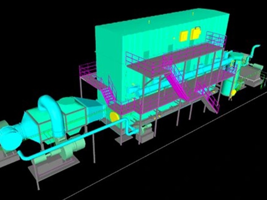 Equipo de incineración de la línea de producción de fibra de carbono de mil toneladas de Material Company