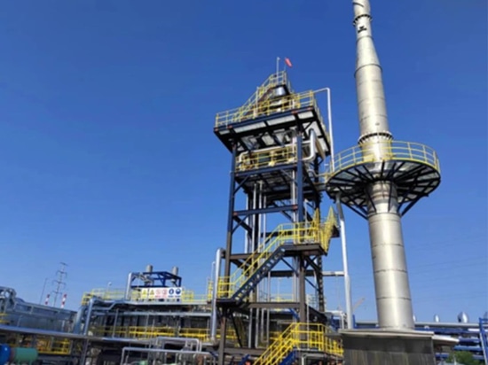 Sistema de oxidación térmica para tratar 300.000 toneladas/año de gases de escape PO/HP