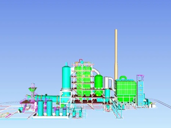 Introducción al proyecto de horno rotatorio sólido-líquido-gas de 35.000 toneladas/año de New Energy Limited Company