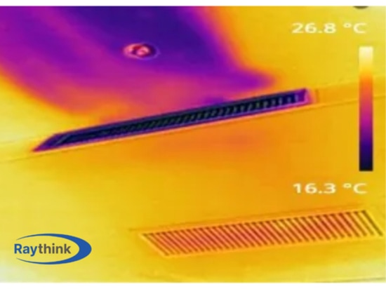 Imágenes térmicas para la detección de HVAC