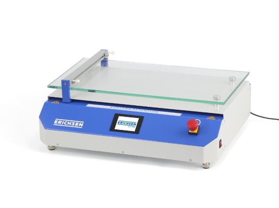 Aplicador automático de película COATMASTER 510 Compact-V con placa de vidrio