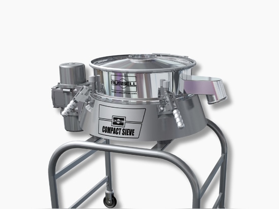 API de cribado con un tamiz vibratorio versátil, de gran capacidad y fácil limpieza, donde el espacio es reducido.