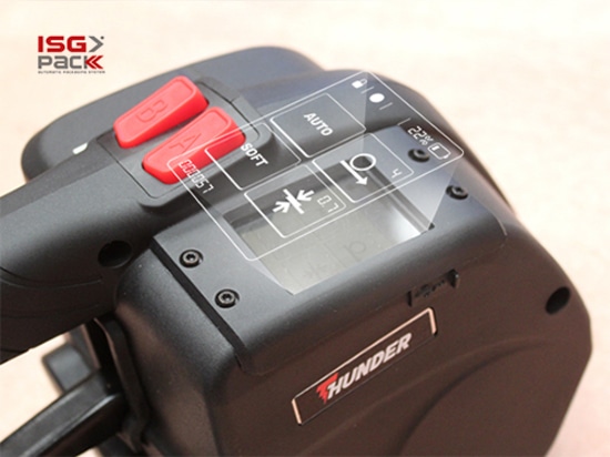 Flejadora portátil Thunder con pantalla capacitiva