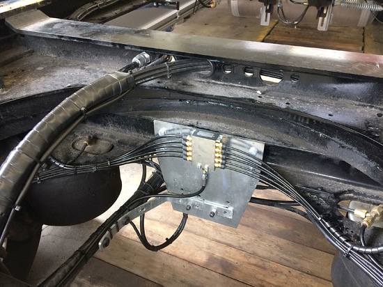 Dosificador progresivo instalado