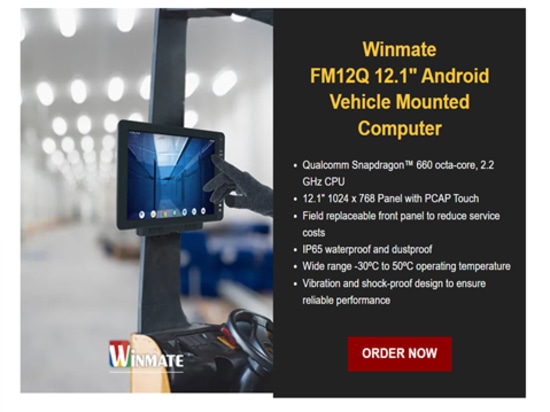 Terminal embarcable Winmate FM12Q 12.1" Android