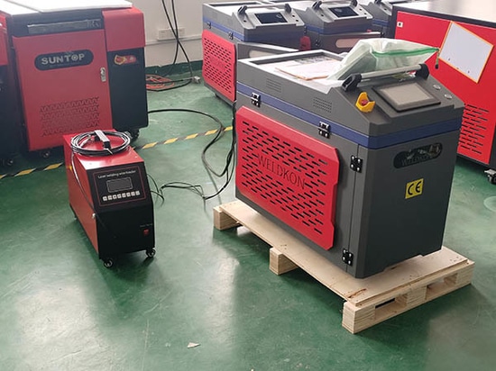 SUNTOP envía a España una soldadora láser 5 en 1 de 2 kW totalmente probada