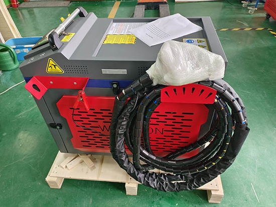 SUNTOP envía a España una soldadora láser 5 en 1 de 2 kW totalmente probada