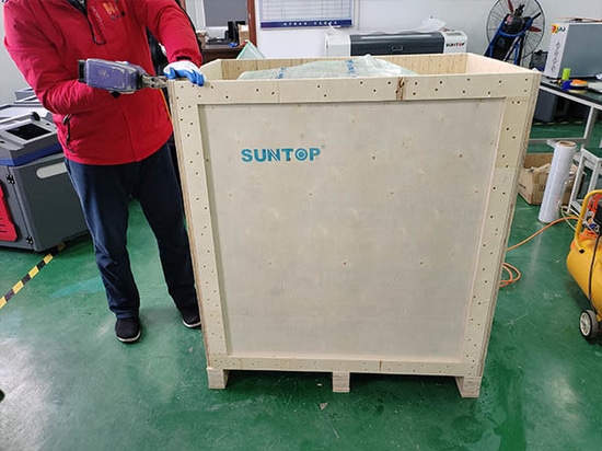 SUNTOP envía a España una soldadora láser 5 en 1 de 2 kW totalmente probada