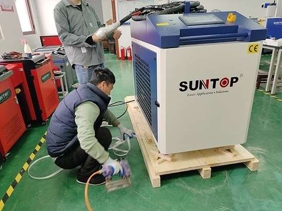 Entrega satisfactoria de una soldadora láser portátil 4 en 1 de 6 kW en Bangladés