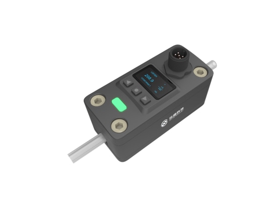 abrazadera en el sensor de flujo
