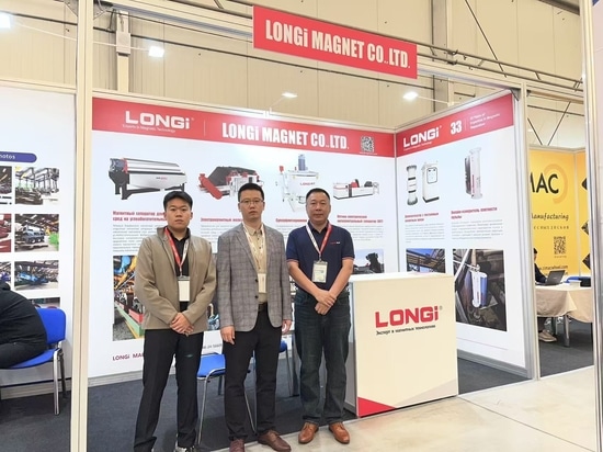 LONGi Magnet presenta su avanzada tecnología de separación magnética en la Feria Internacional de Minería de Novokuznetsk
