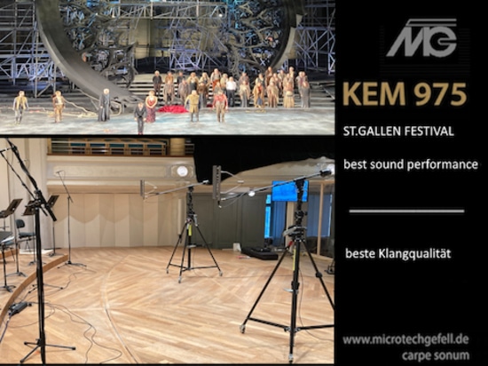 El KEM 975 en uso en eventos al aire libre