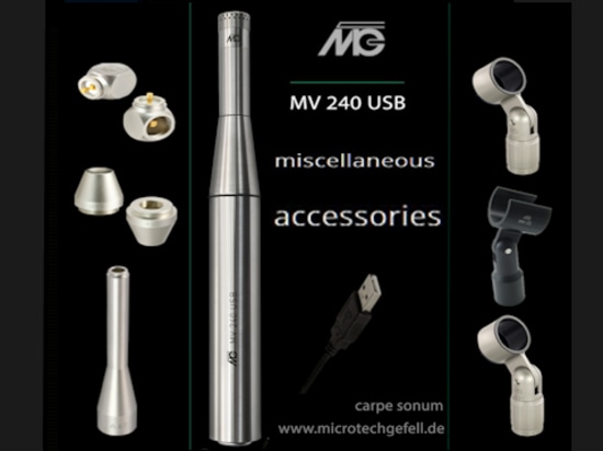 MV 240 USB - accesorios