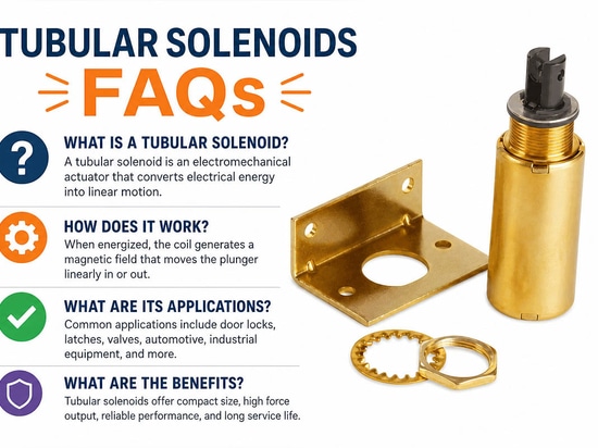 Guía completa sobre las características y aplicaciones de los solenoides tubulares a medida