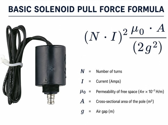 Cálculo de la fuerza del solenoide
