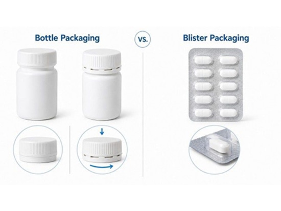 Tapones para botellas y envases blíster para la protección de los productos