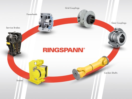 Amplia oferta: RINGSPANN ofrece una amplia gama de soluciones de diseño de alta calidad para su uso en los sistemas de transmisión de las plantas de la industria del acero y los metales. (Imagen: R...