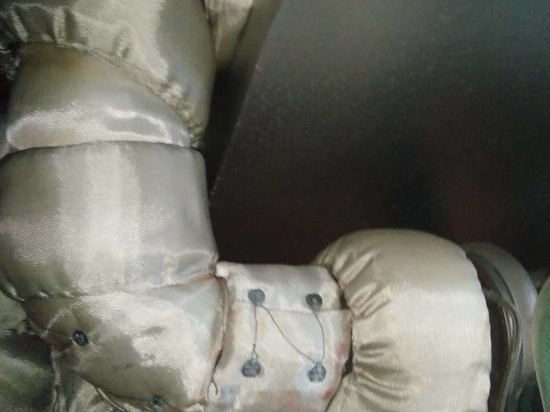 Material de la manta aislante del tubo de escape