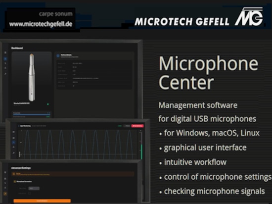 El nuevo software de Microphoncenter amplía las prestaciones del MV 240 USB con una potente plataforma de administración y configuración