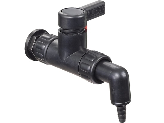 StopCock PA: Grifo de drenaje conductor de electricidad para el llenado con disolventes (Bürkle GmbH)