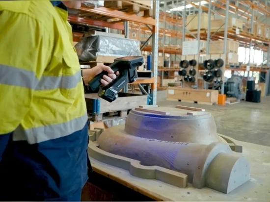 Cómo el equipo de 7D utiliza el escaneo láser 3D para garantizar el buen funcionamiento de los componentes de alta resistencia para la minería