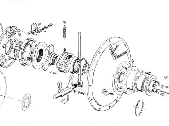 Diagrama de Expolded del embrague de la serie de BD disponible del jbj Techniques Limited