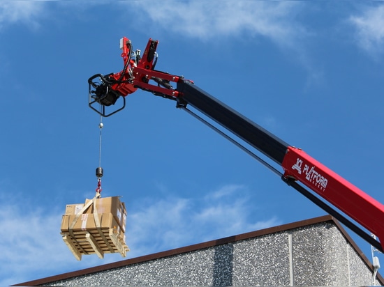 Cesta de la plataforma de la araña 22,10 con el levantamiento del torno