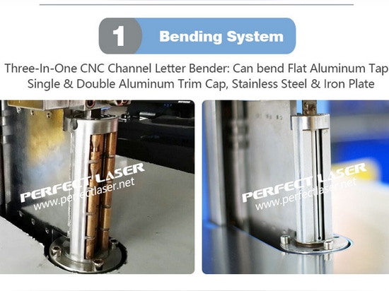 Dobladora perfecta de la letra de canal del laser para el acero de aluminio e inoxidable