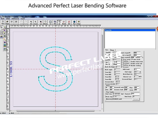 Dobladora perfecta de la letra de canal del laser para el acero de aluminio e inoxidable