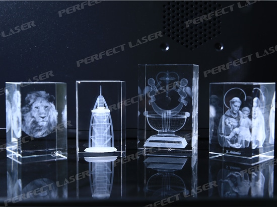 retratos de 3D Crystal Laser Engraving Machine Engraved Monroe en el cristal