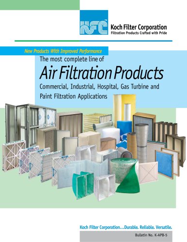 Air Filtration Products January 2013