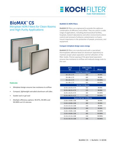 BioMAX CS - Brochure