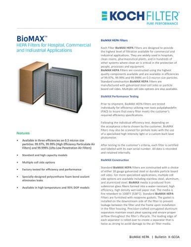 BioMAX HEPA