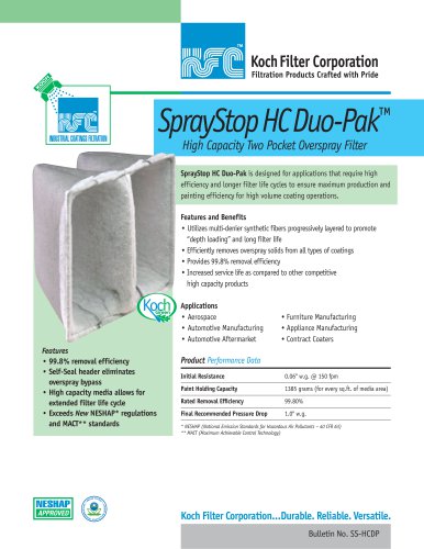 SprayStop HC Duo-Pak™