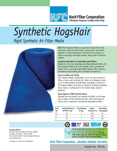 Synthetic Hogshair Media